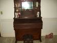 antique pump organ